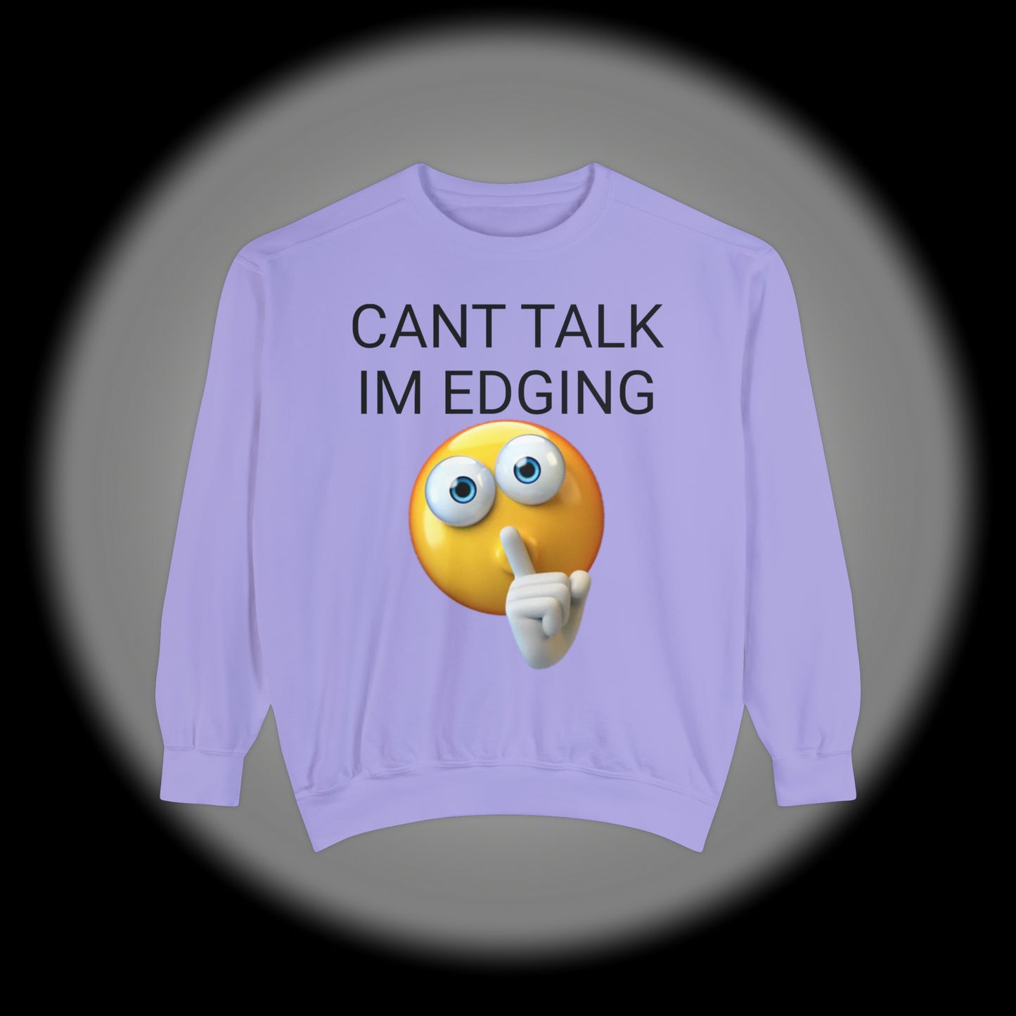 Unisex Garment-Dyed Sweatshirt Don't Talk