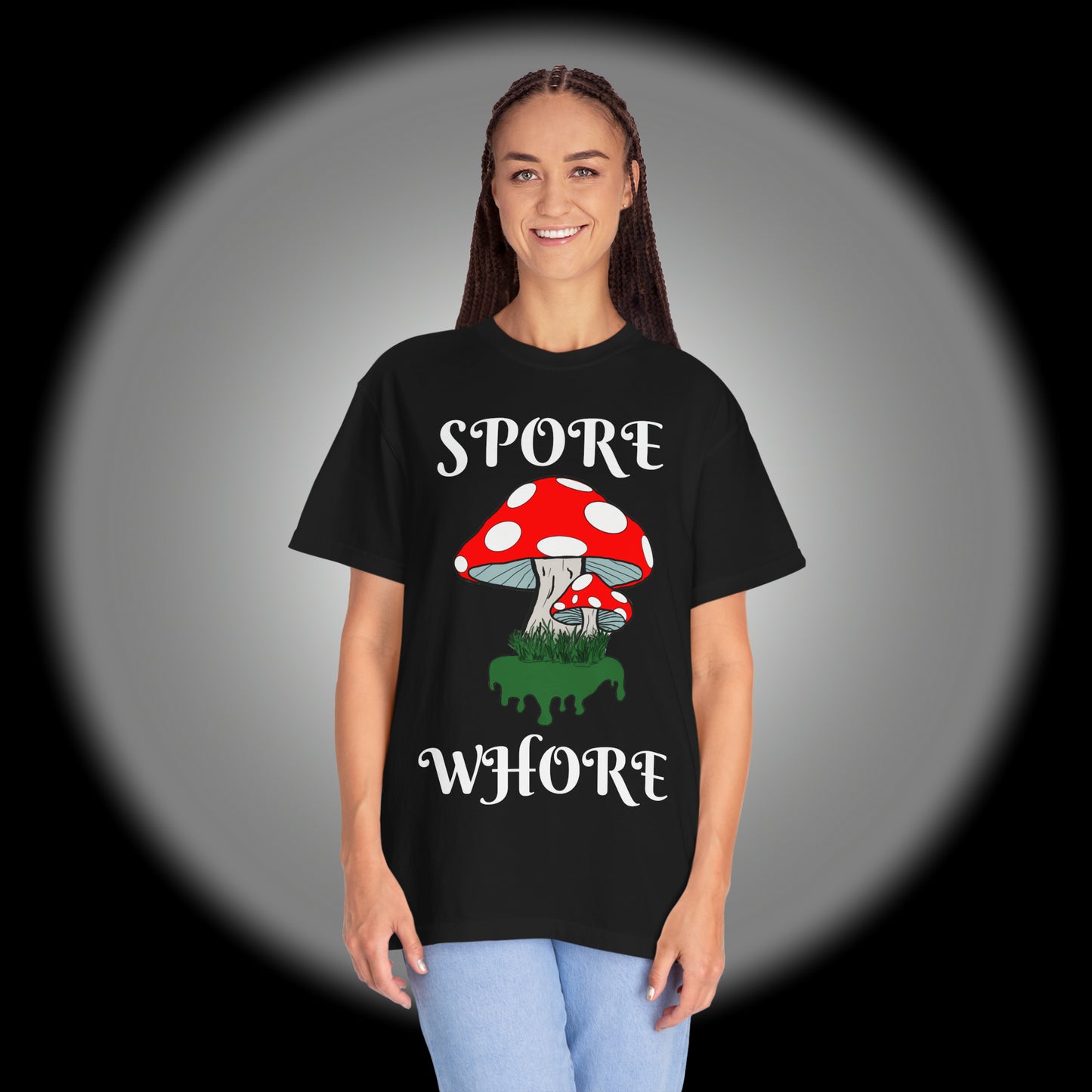 SPORE WHORE Unisex Garment-Dyed T-shirt