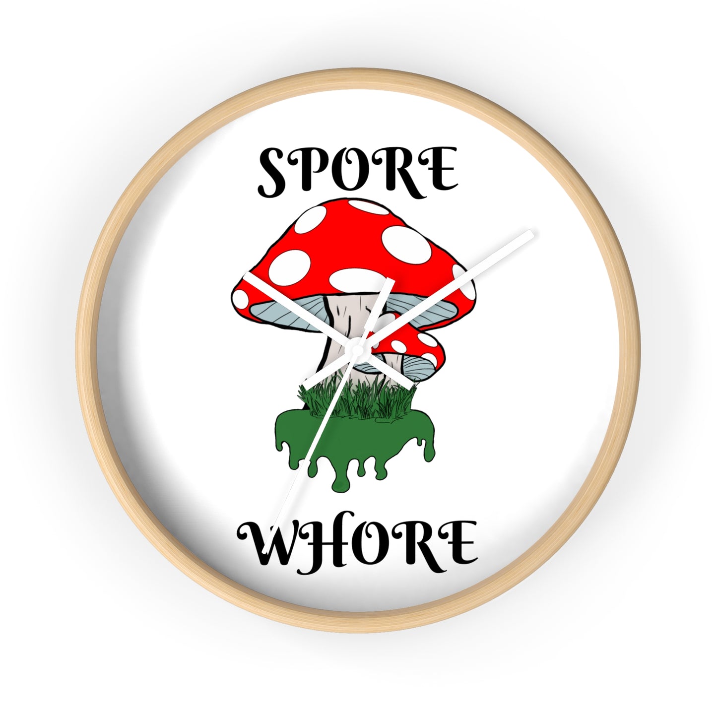 Spore Whore Wall Clock