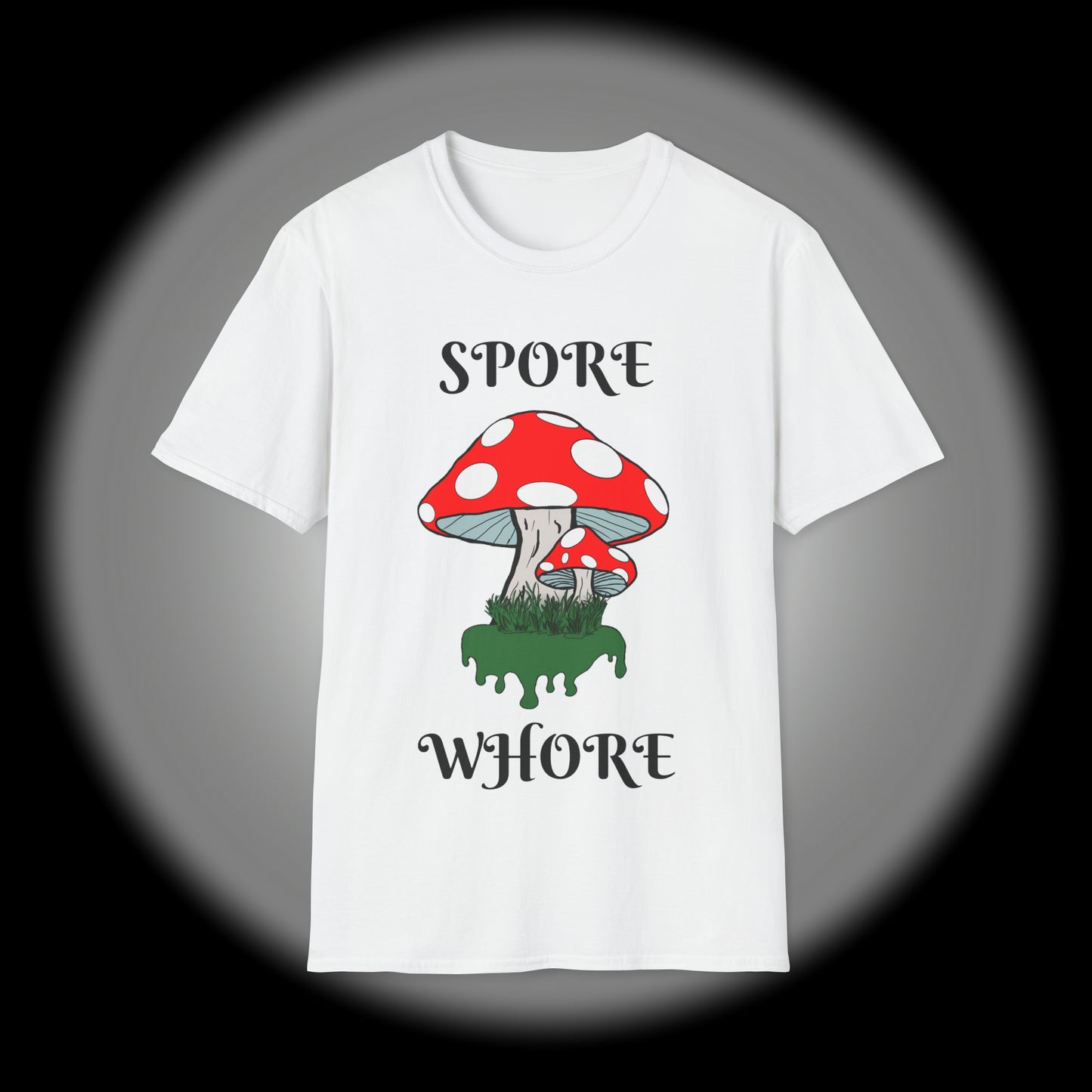 SPORE WHORE Unisex Softstyle T-Shirt