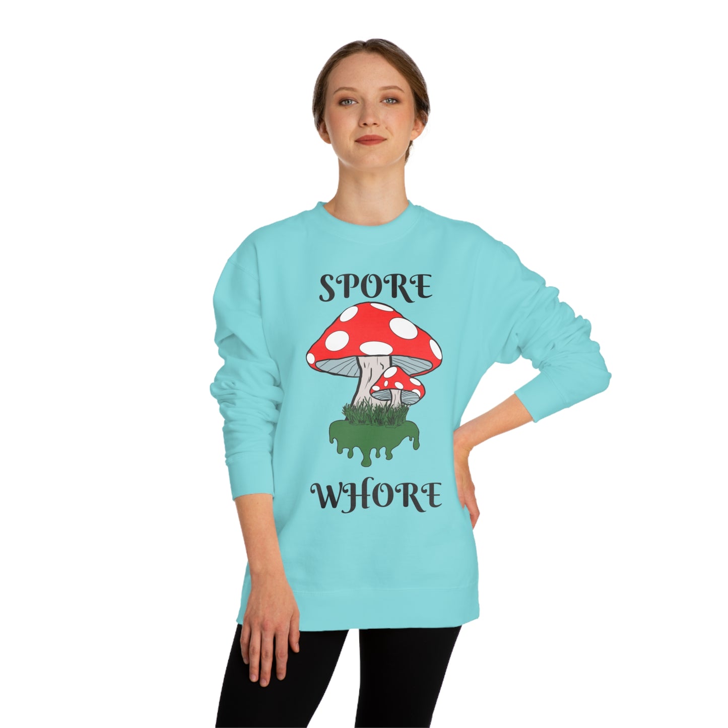 SPORE WHORE Unisex Crew Neck Sweatshirt