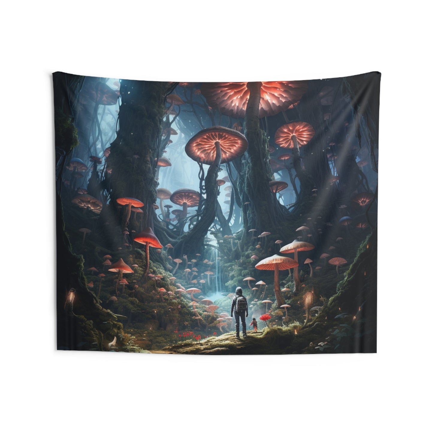 Mushroom Forest Tapestry