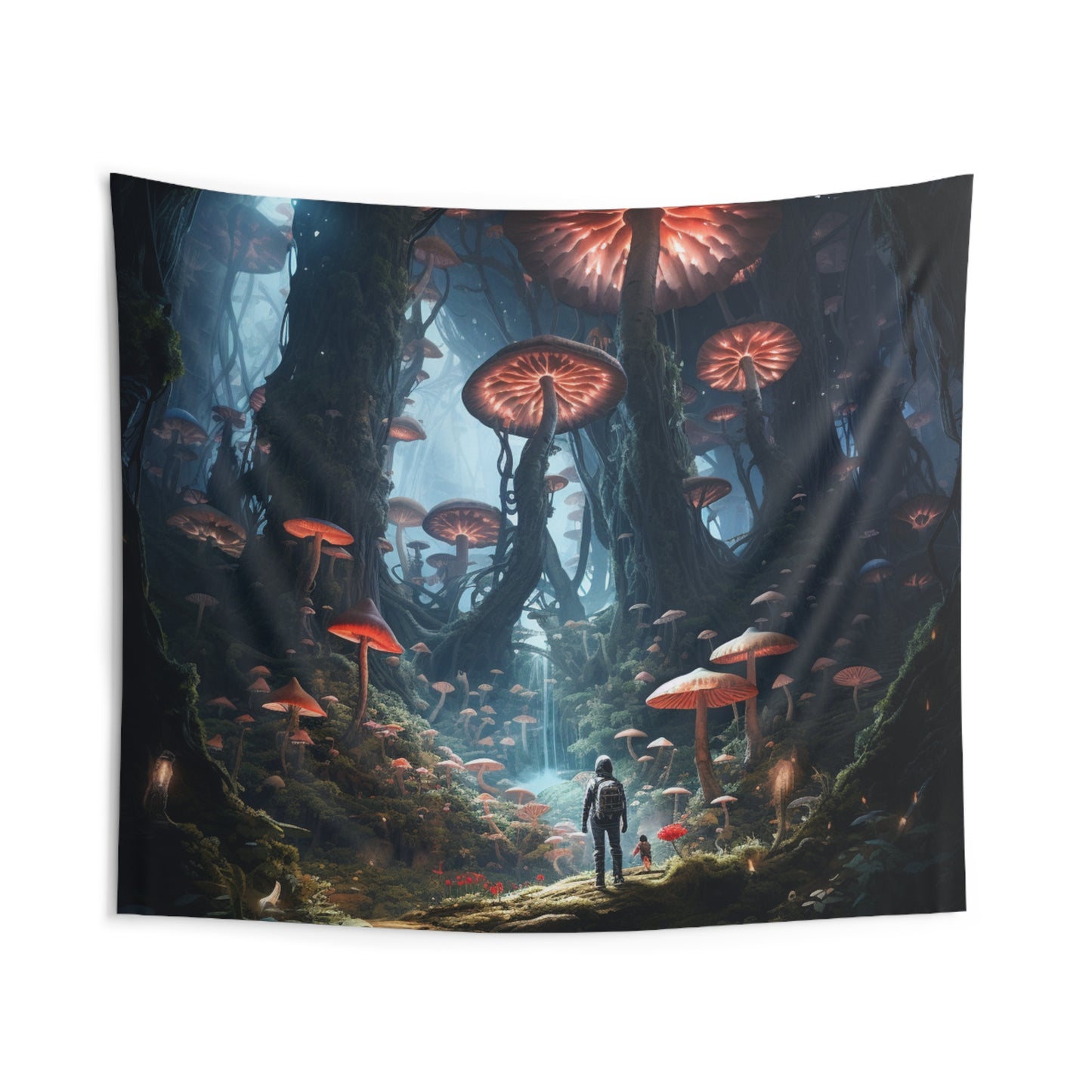 Mushroom Forest Tapestry