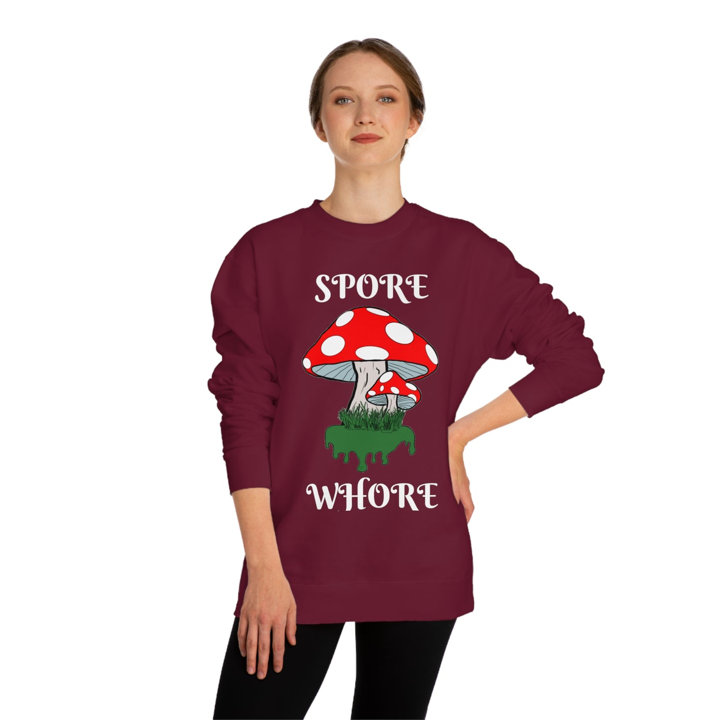 SPORE WHORE Unisex Crew Neck Sweatshirt