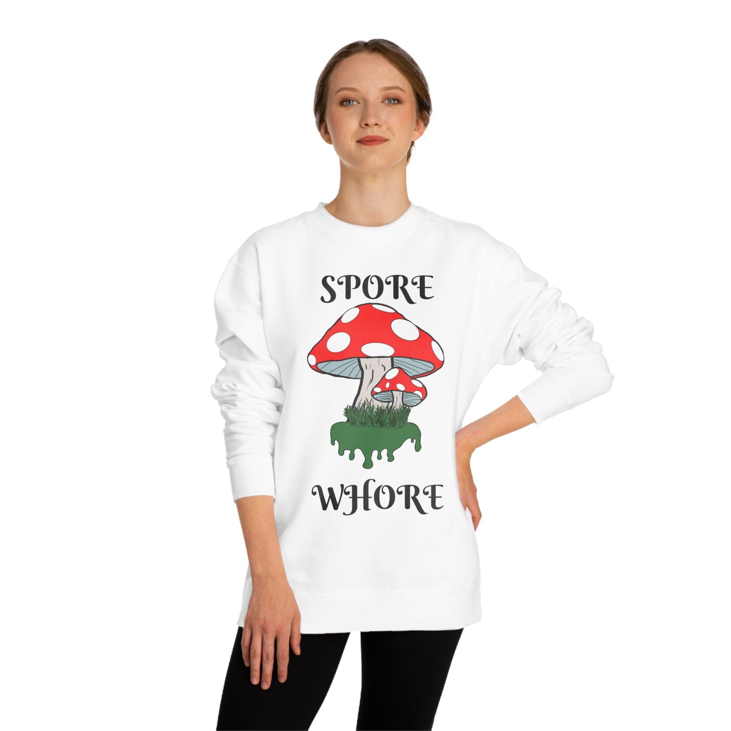 SPORE WHORE Unisex Crew Neck Sweatshirt