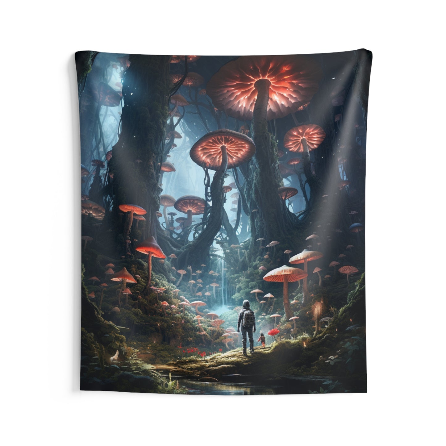 Mushroom Forest Tapestry