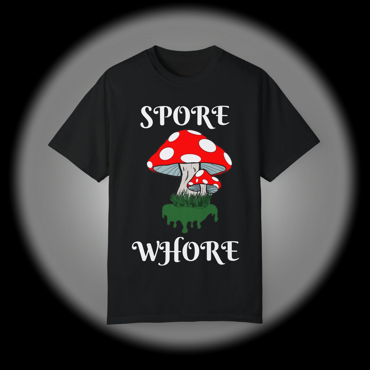 SPORE WHORE Unisex Garment-Dyed T-shirt