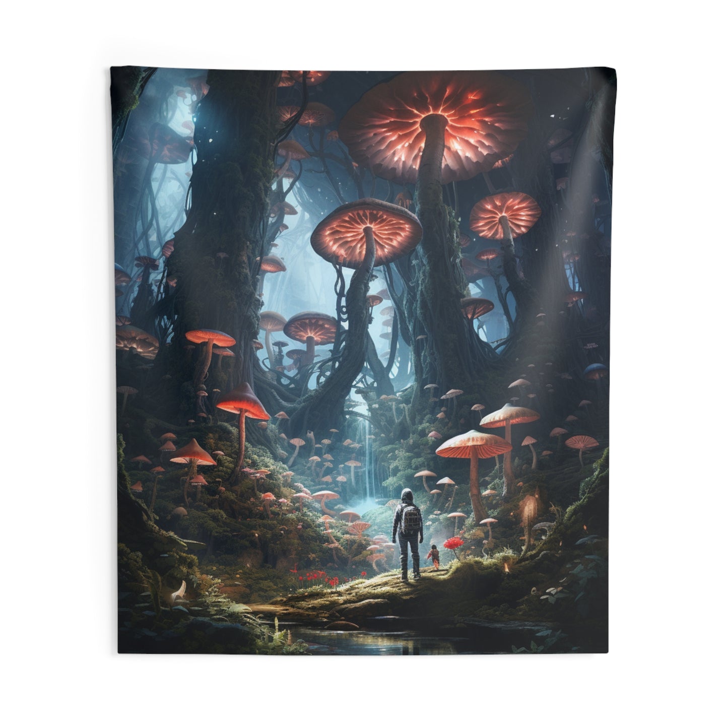 Mushroom Forest Tapestry