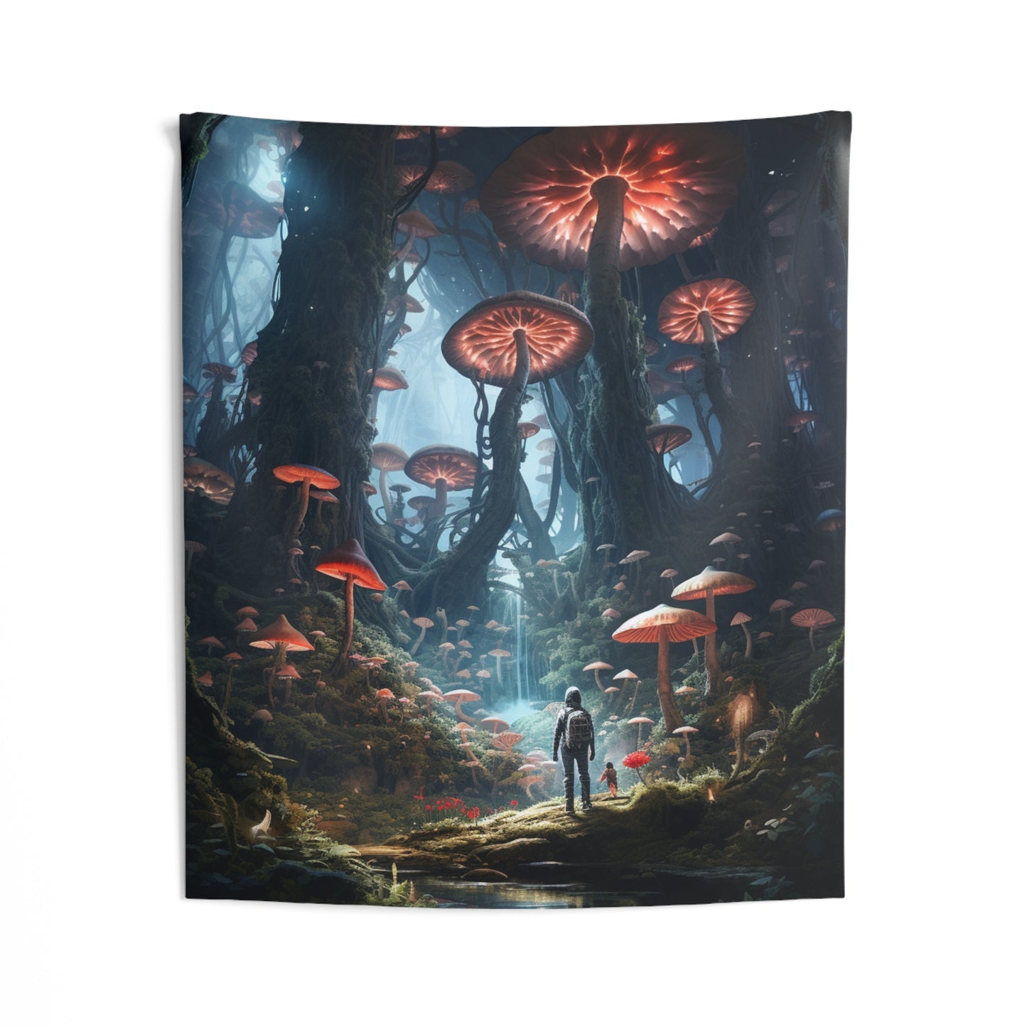 Mushroom Forest Tapestry