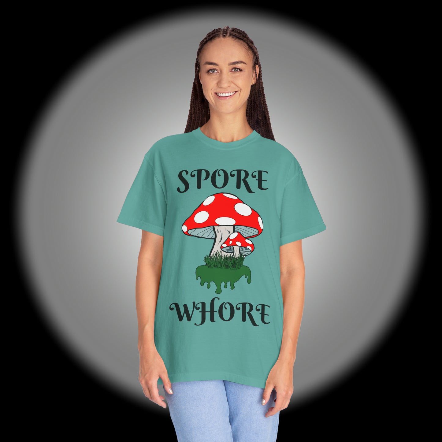 SPORE WHORE Unisex Garment-Dyed T-shirt