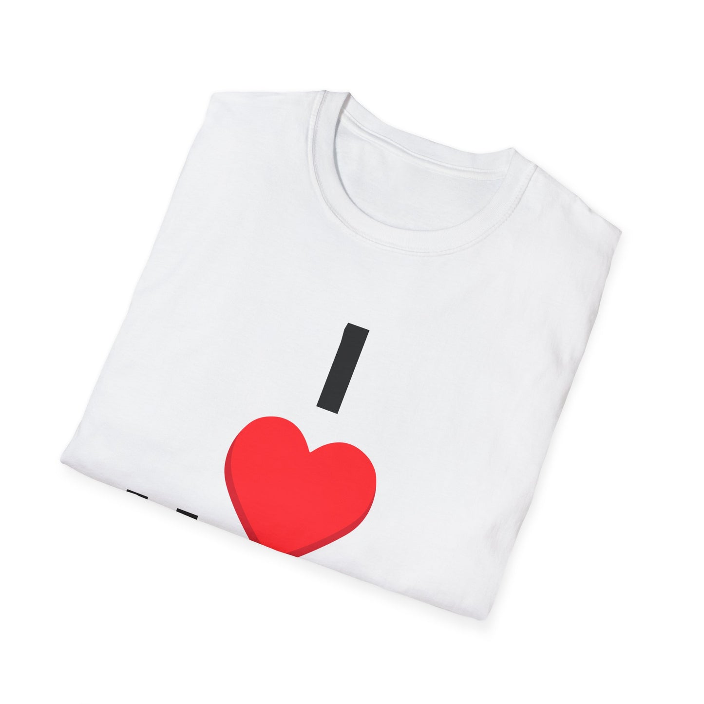 Unisex Softstyle T-Shirt I Love Horses