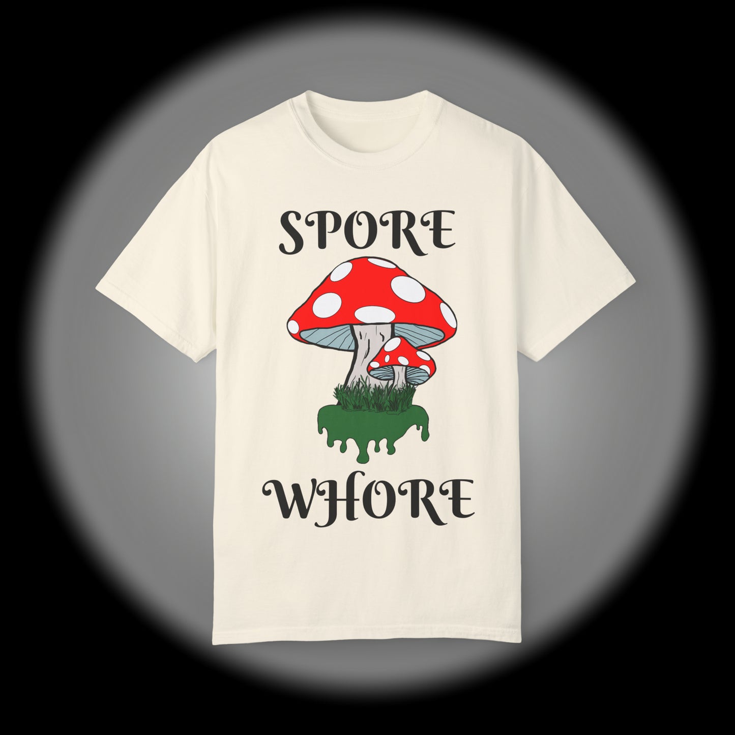 SPORE WHORE Unisex Garment-Dyed T-shirt