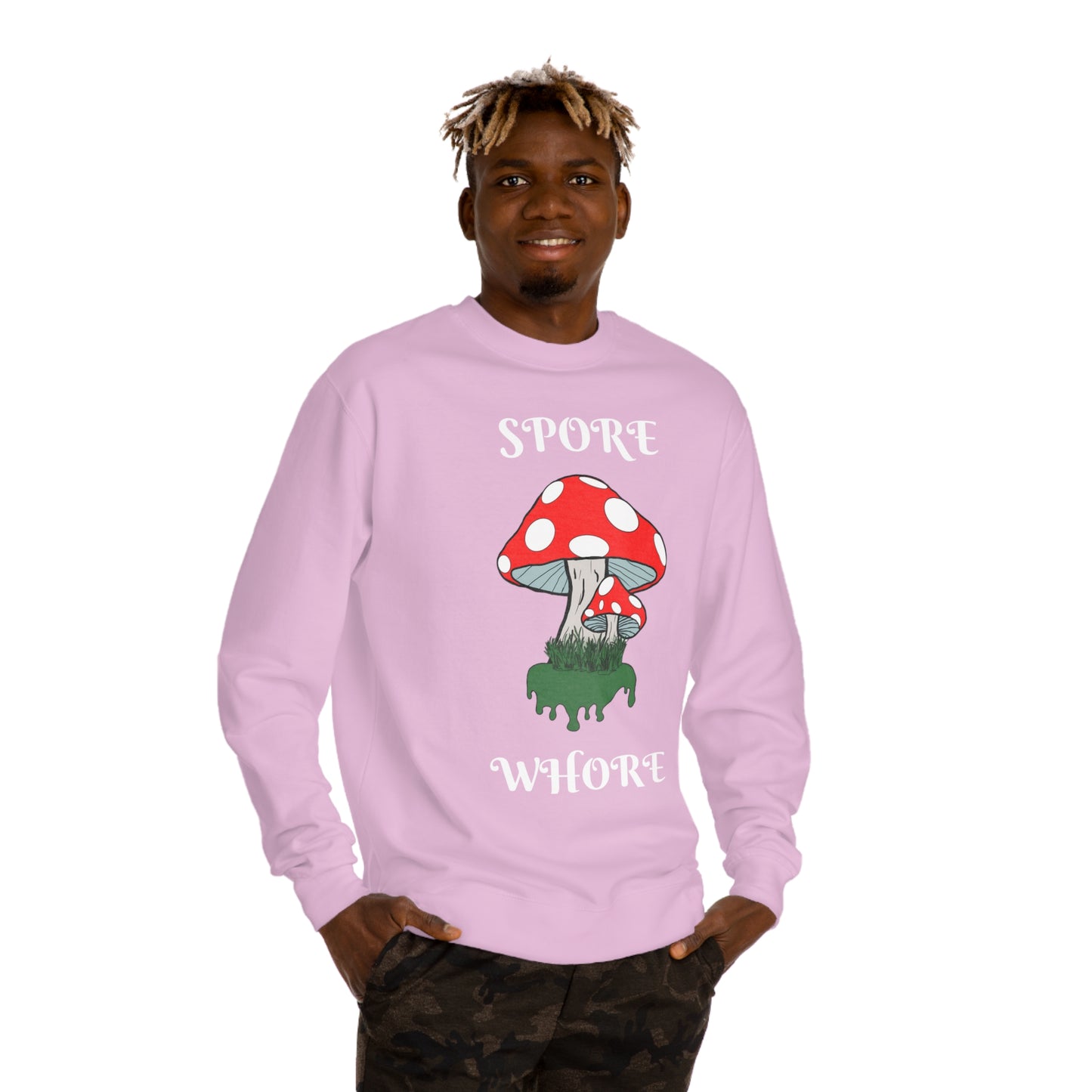 SPORE WHORE Unisex Crew Neck Sweatshirt