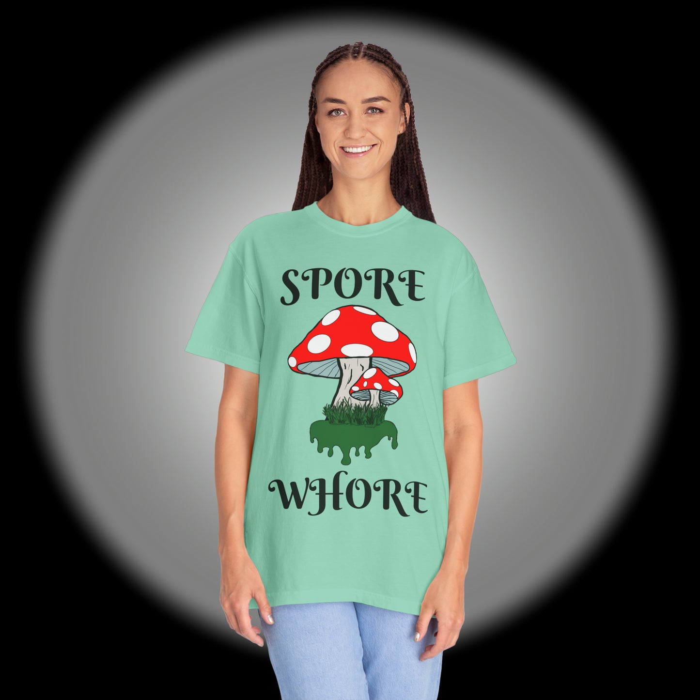 SPORE WHORE Unisex Garment-Dyed T-shirt