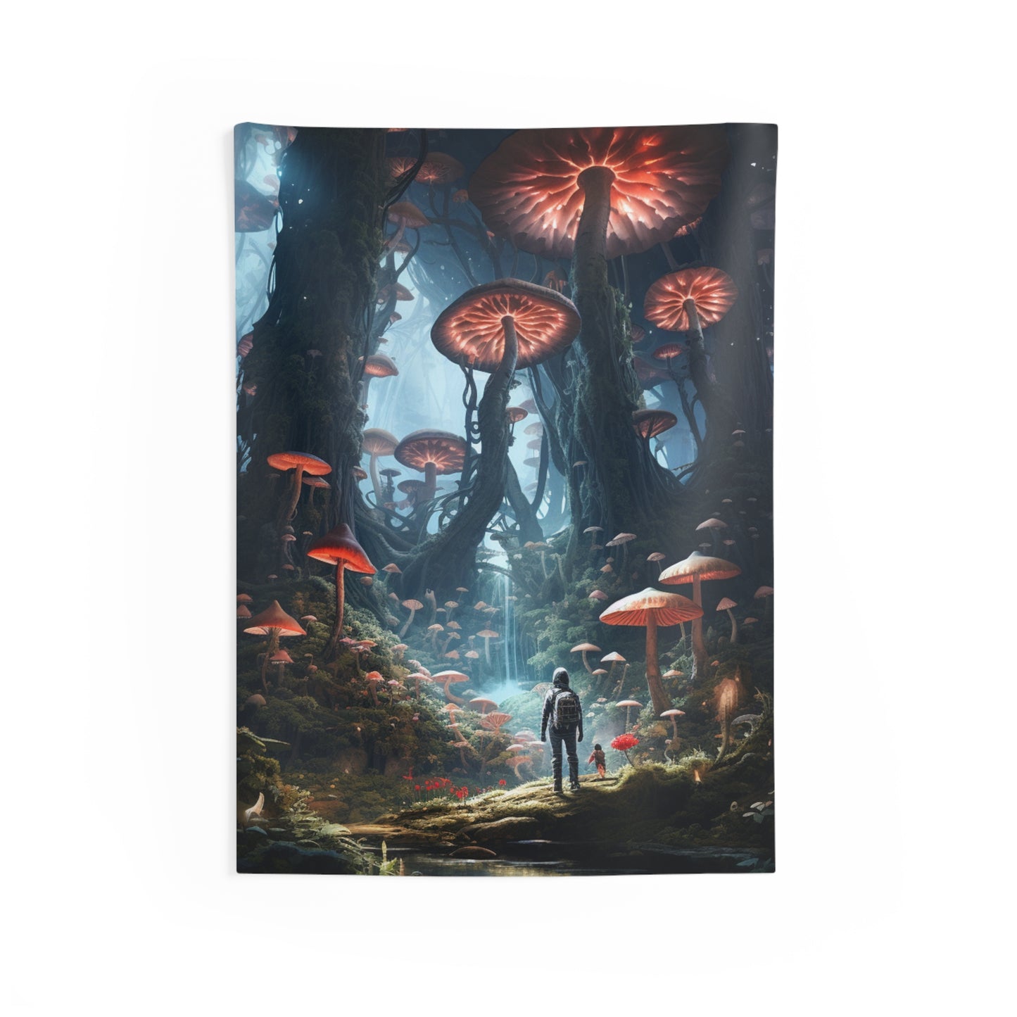 Mushroom Forest Tapestry