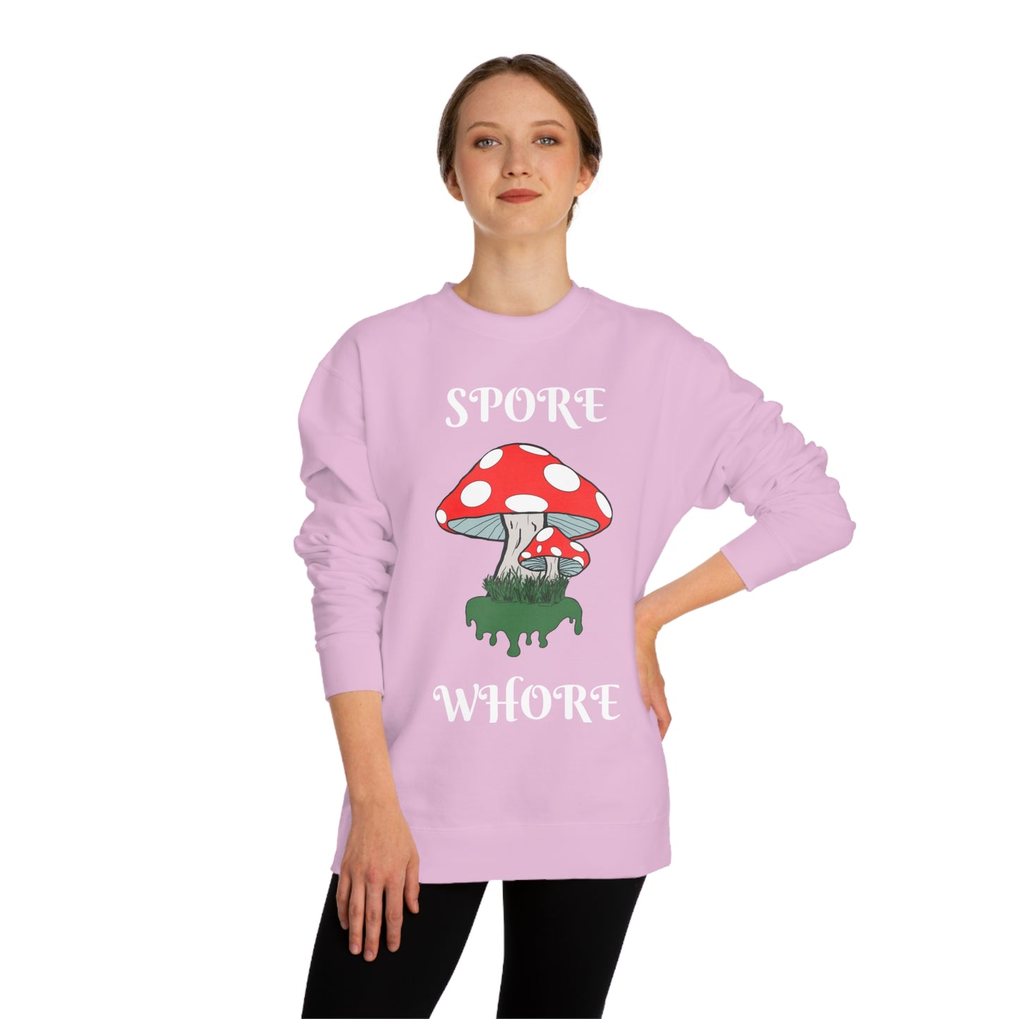 SPORE WHORE Unisex Crew Neck Sweatshirt