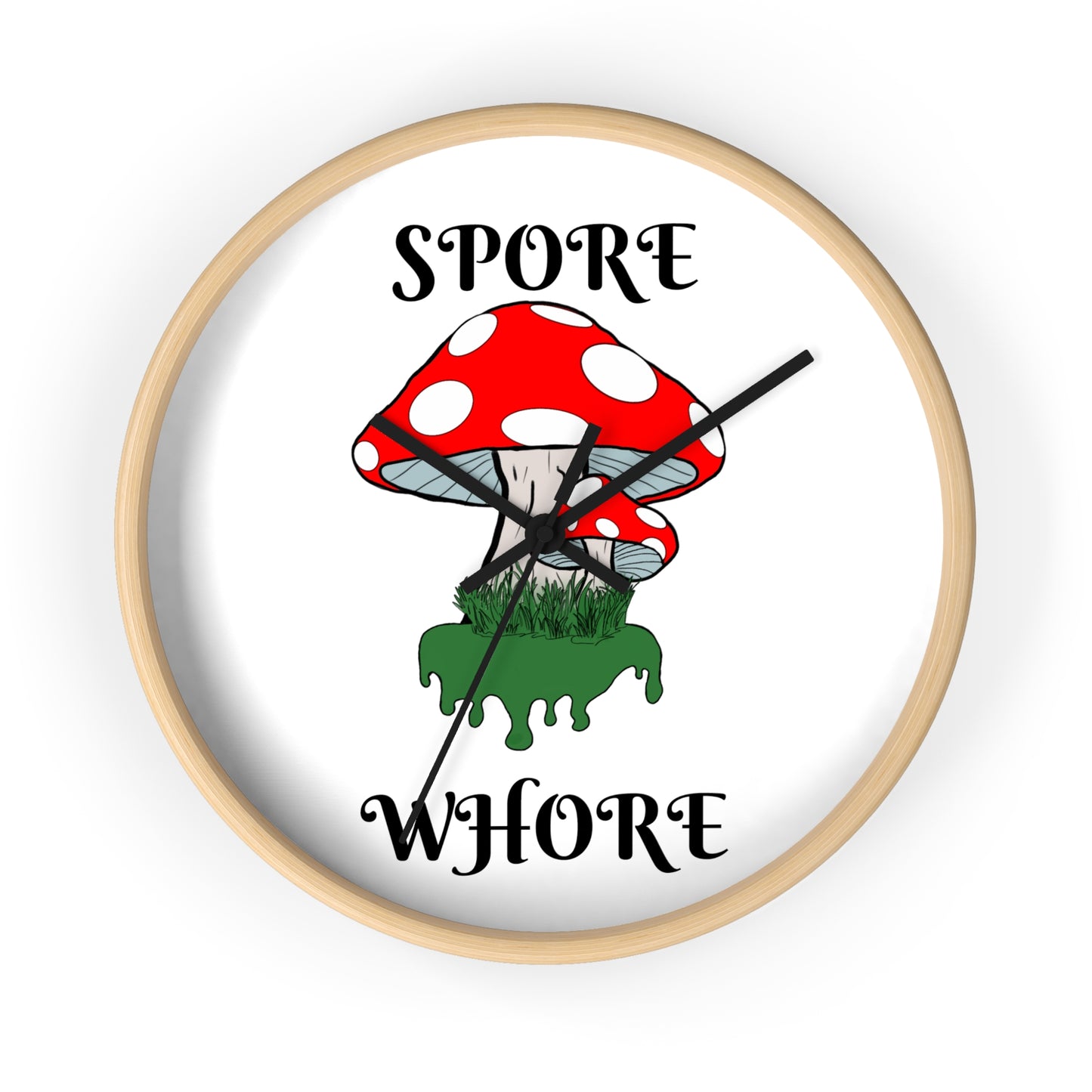 Spore Whore Wall Clock