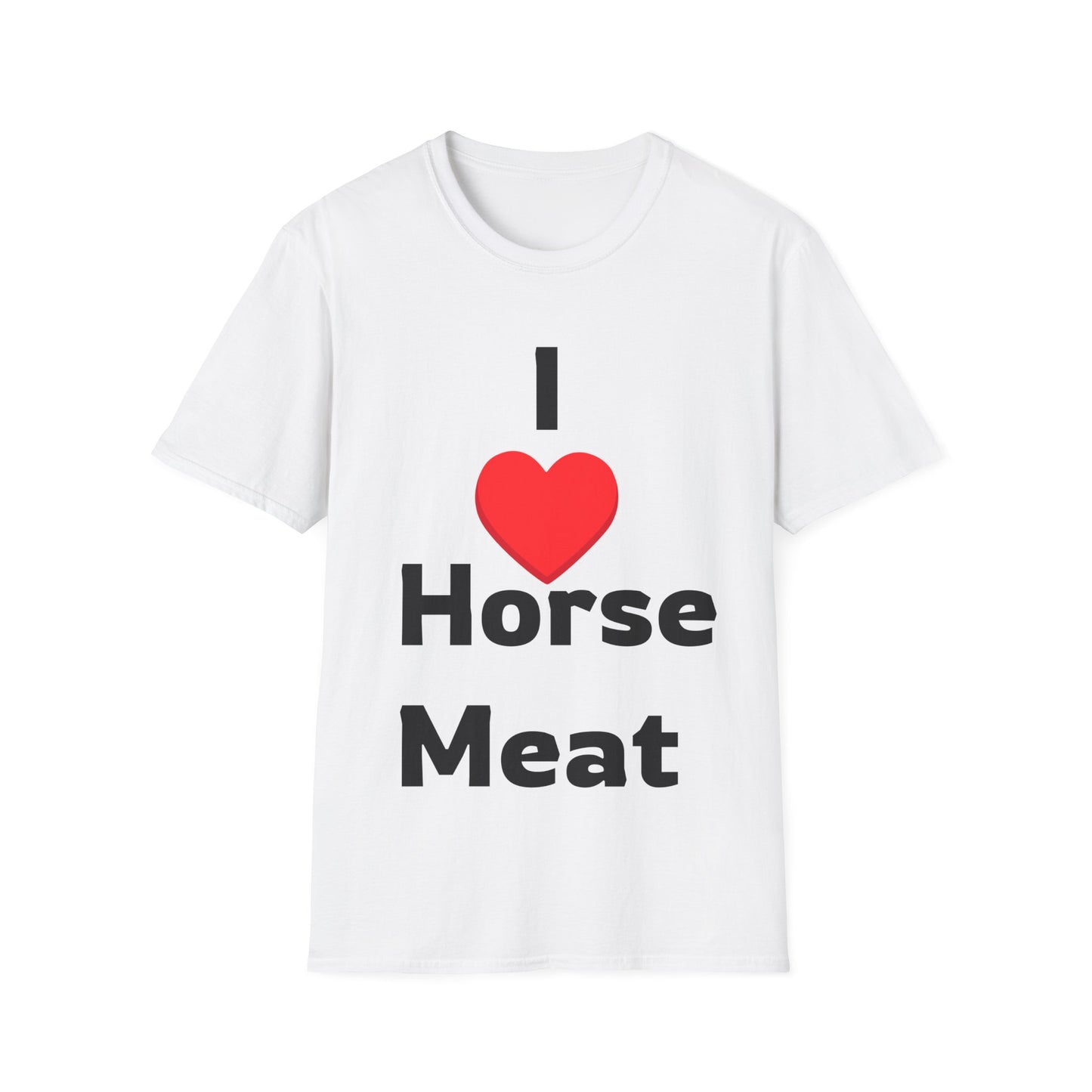 Unisex Softstyle T-Shirt I Love Horses